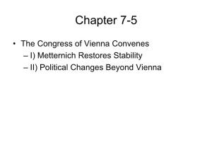 7-4) the Congress of Vienna Convenes