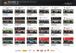 Round 9 Nürburgring Endurance Cup - Spotter Guide