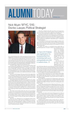 Nick Muzin '97YC, '01E: Doctor, Lawyer, Political Strategist