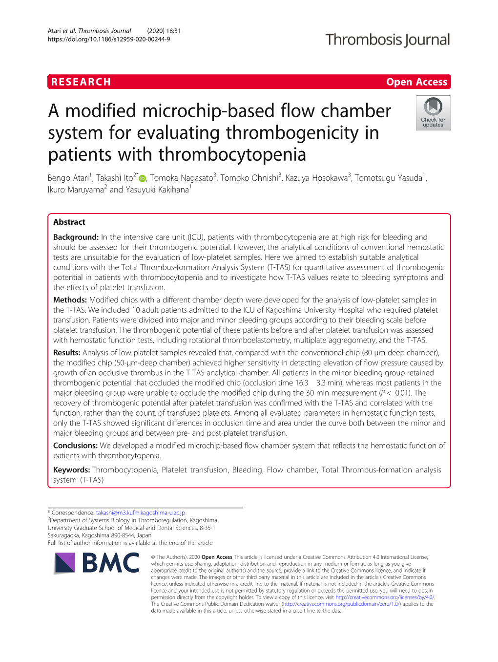 A Modified Microchip-Based Flow Chamber System for Evaluating