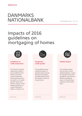Analysis Impacts of 2016 Guidelines on Mortgaging of Homes.Pdf