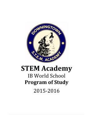 STEM Academy IB World School Program of Study