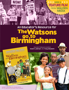 Educator's Resource for the Watsons Go to Birmingham