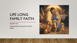 Life Long Family Faith