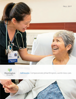 Advocate. Compassionate Philanthropists, World-Class Care