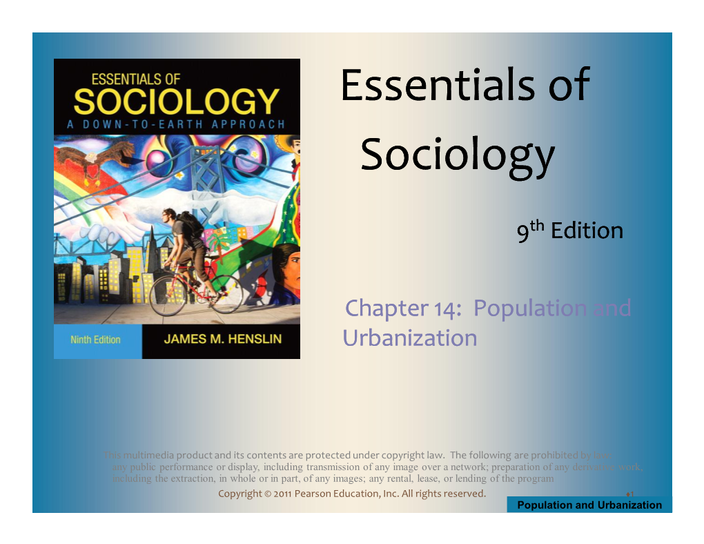 Essentials of Sociology