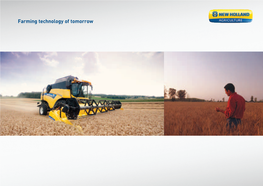 Farming Technology of Tomorrow FARMING TECHNOLOGY of TOMORROW