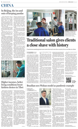 Traditional Salon Gives Clients a Close Shave with History