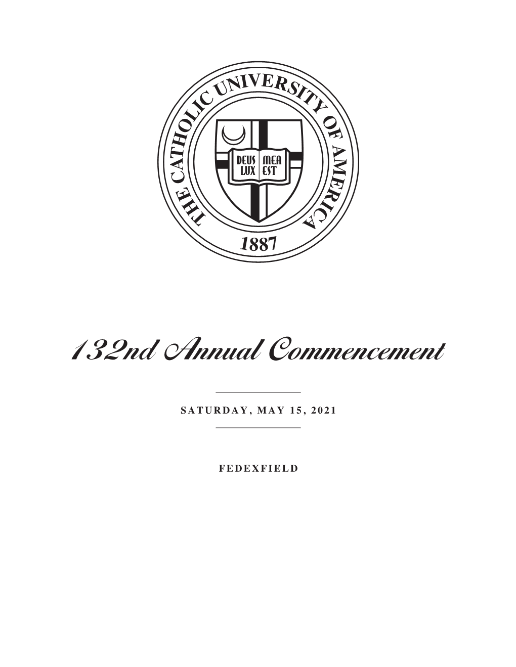 View an Accessible PDF Version of the 2021 Commencement Program