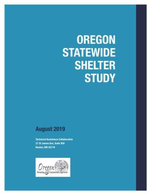 Oregon Statewide Shelter Study