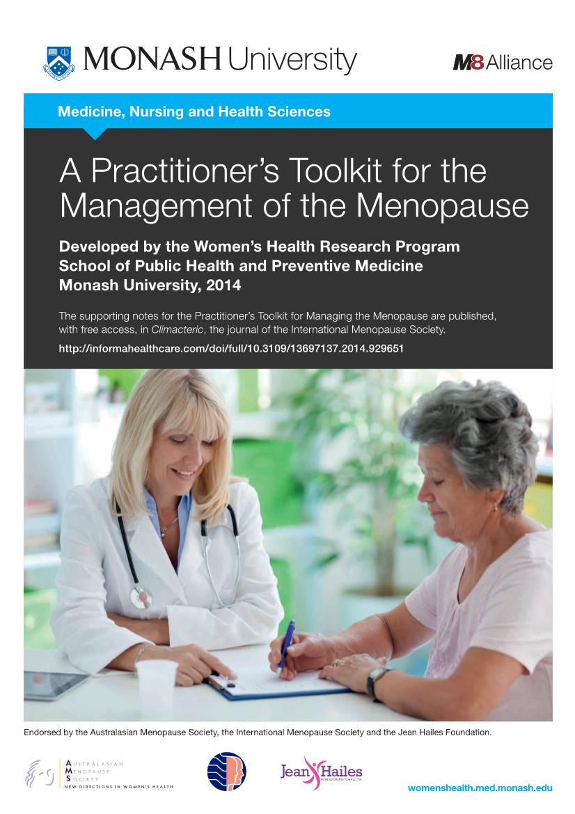 A Practitioner's Toolkit for the Management of the Menopause