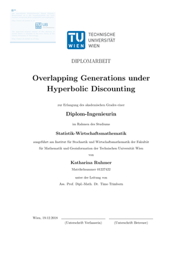 Overlapping Generations Under Hyperbolic Discounting