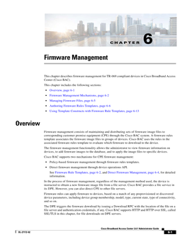 Firmware Management