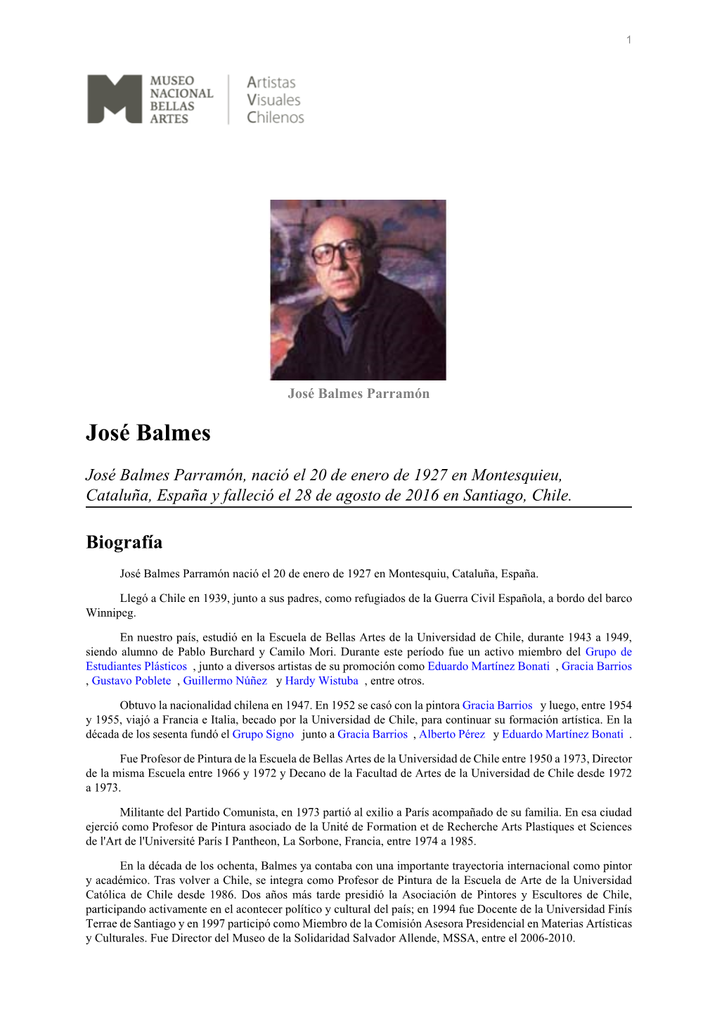 José Balmes Parramón José Balmes