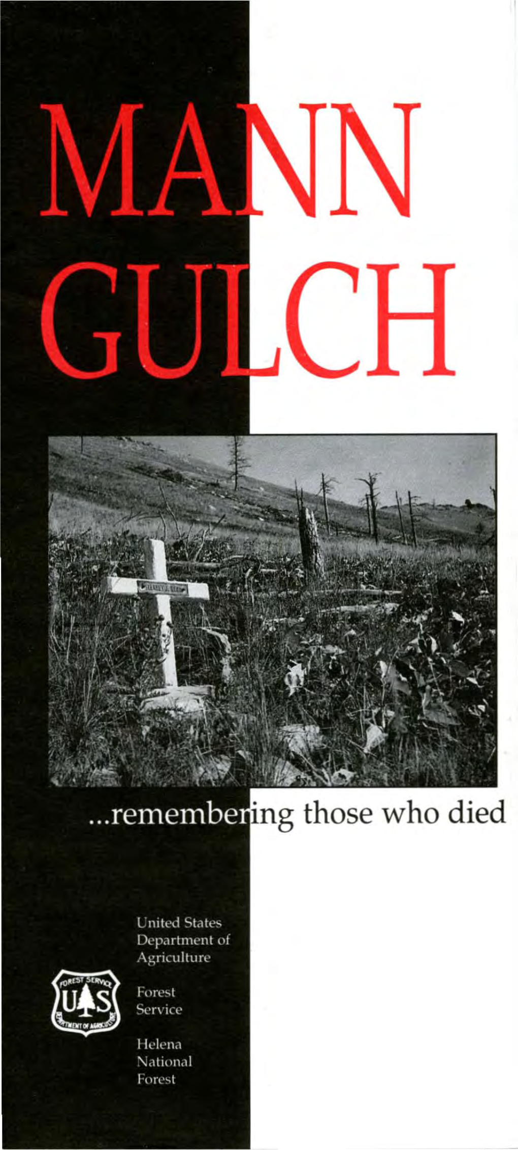 Brochure for Visitors to Mann Gulch, USFS 1997