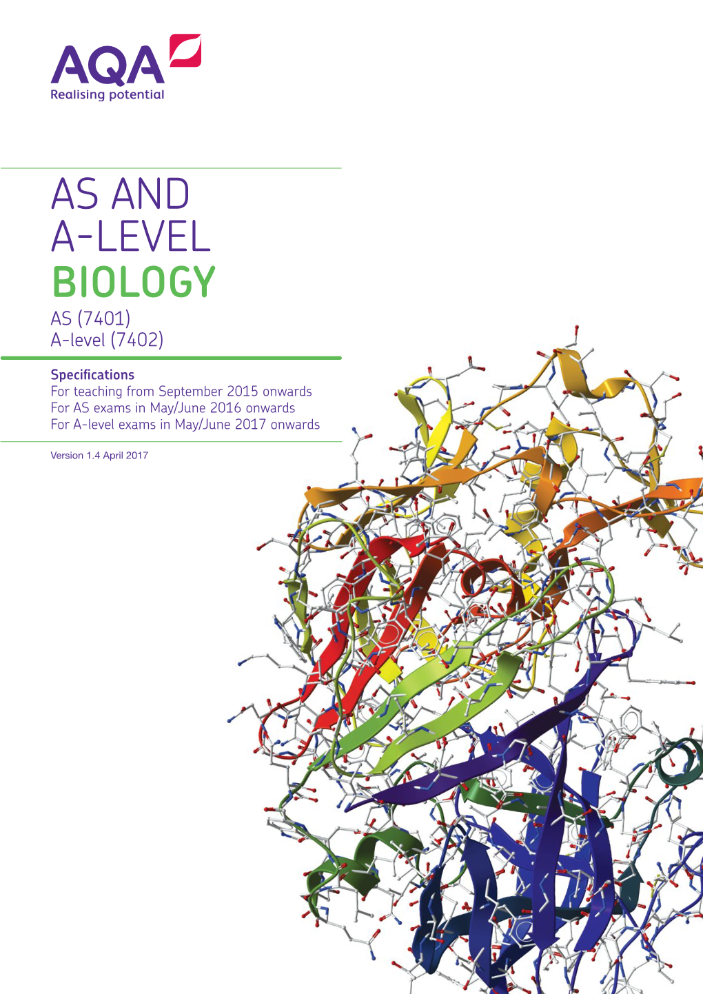 AS and A-Level Biology Specifications and All Exam Boards