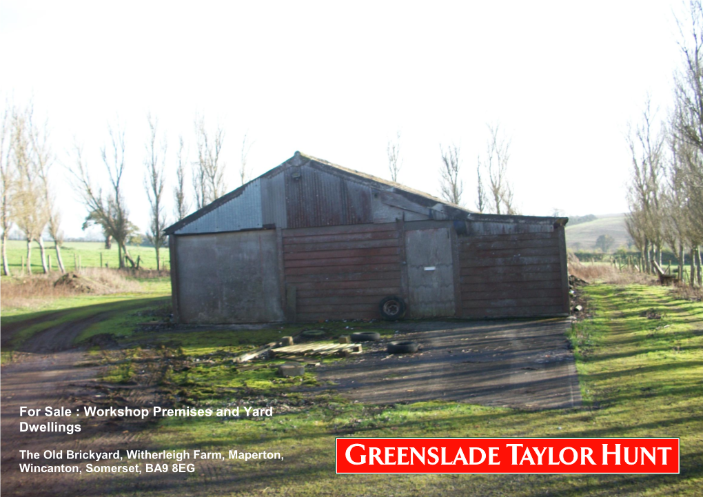 For Sale : Workshop Premises and Yard Dwellings