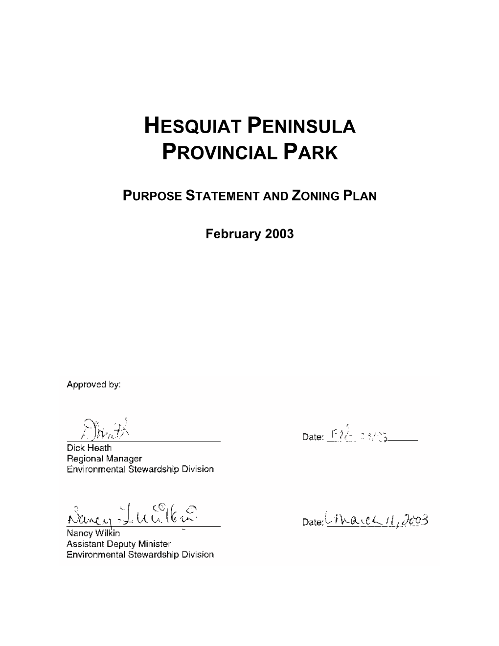 Hesquiat Peninsula Provincial Park