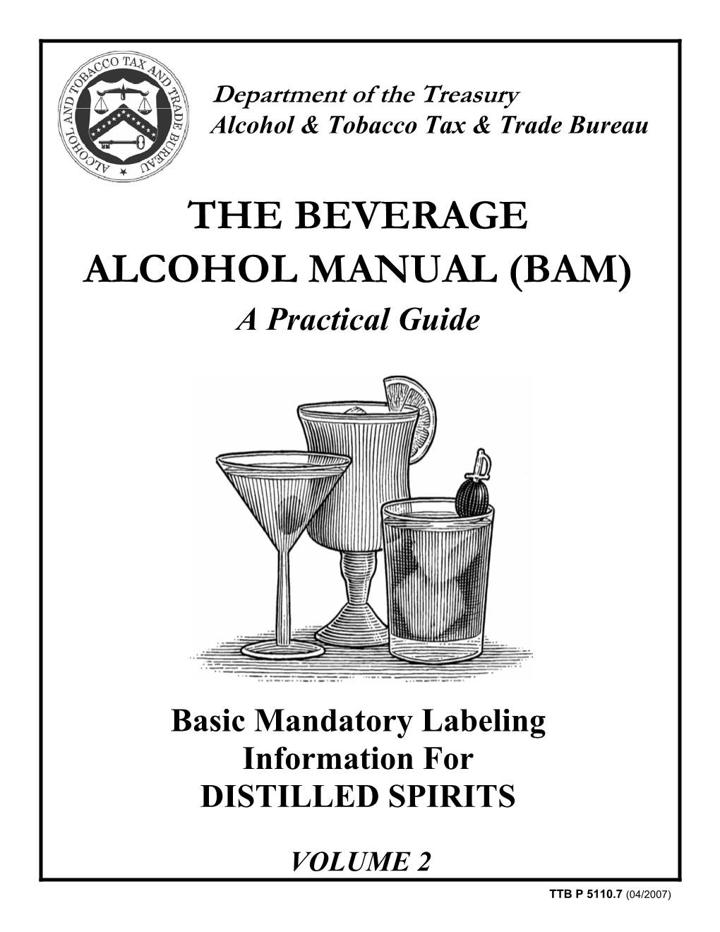 The Beverage Alcohol Manual (Bam)