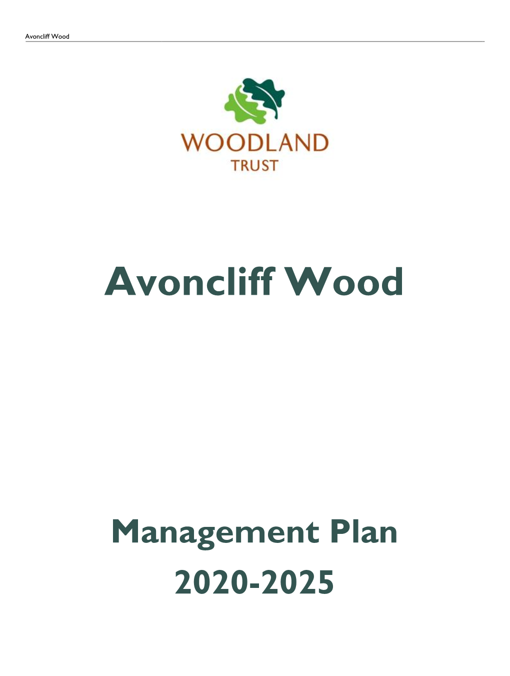 Avoncliff Wood