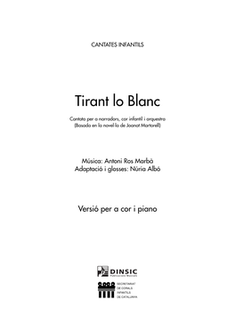 Tirant Lo Blanc