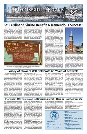 St. Ferdinand Shrine Benefit a Tremendous Success!