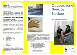Occupational Therapy Services