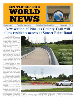 New Section of Pinellas County Trail Will Allow Residents Access At