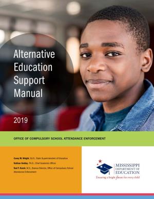 Alternative Education Support Manual