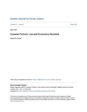 Coasean Fictions: Law and Economics Revisited