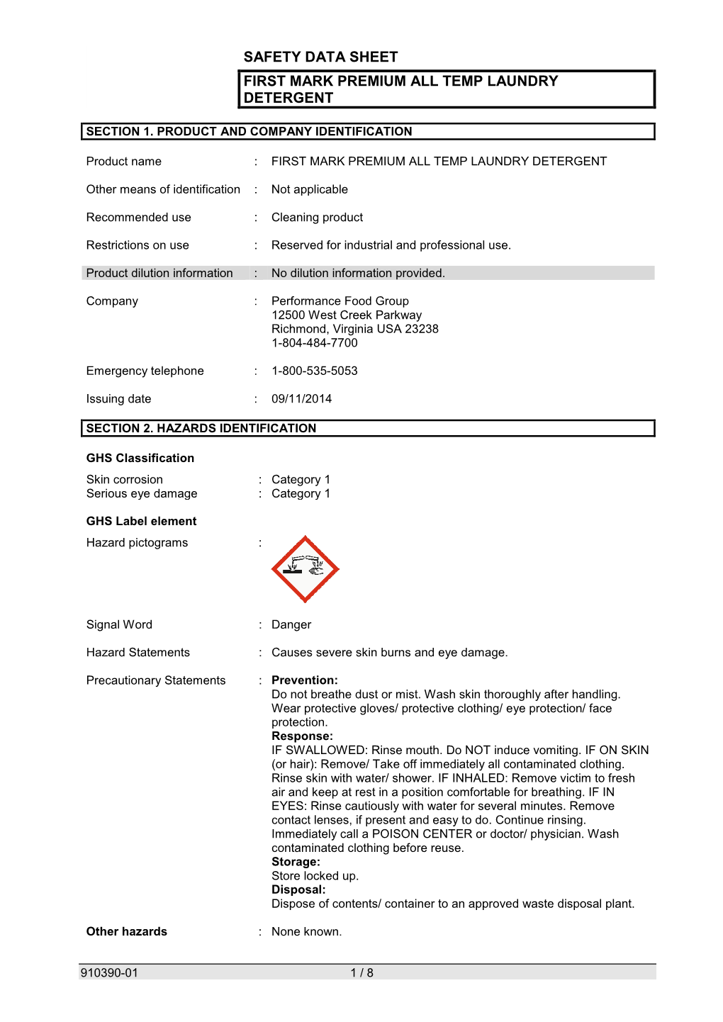 Cascade Dishwasher Detergent Safety Data Sheet at Terrence East blog