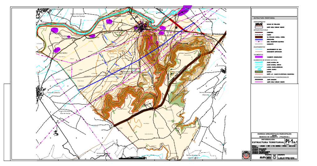 Término Municipal De Reinosos De Cerrato ESTRUCTURA