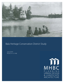 Bala Heritage Conservation District Study