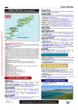 Outer Hebrides GREAT BRITAIN: OUTER HEBRIDES