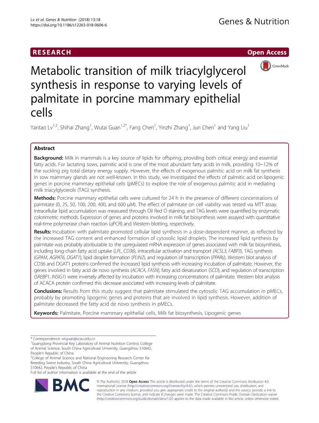 Metabolic Transition of Milk Triacylglycerol Synthesis In