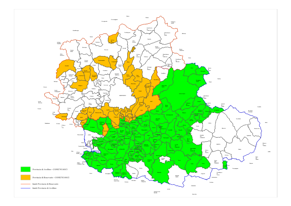 COMUNI SOCI Provincia Di Benevento