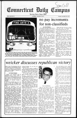 Weicker Discusses Republican Victory