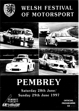 Pembrey 28/29 Jun 1997 Results for the WRDA