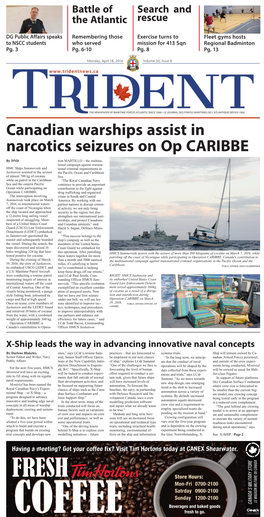 Canadian Warships Assist in Narcotics Seizures on Op CARIBBE