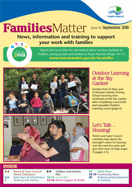 News, Information and Training to Support Your Work with Families