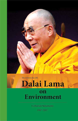 Dalai Lama on Environment