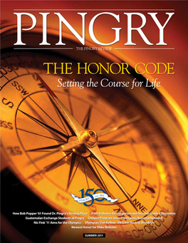 The Honor Code Setting the Course for Life