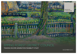 Trading Income Generation Feasibility Study December 2015 Epping Forest District Council 1