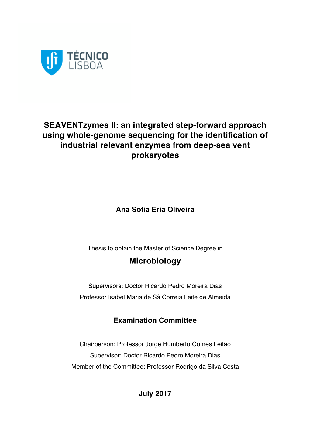 An Integrated Step-Forward Approach Using Whole-Genome Sequencing for the Identification of Industrial Relevant Enzymes from Deep-Sea Vent Prokaryotes