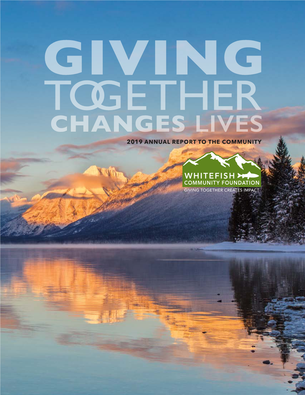 2019 Annual Report to the Community DONORS