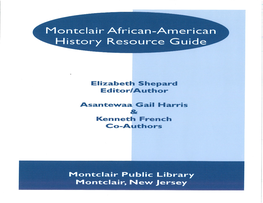 Montclair African-American Churches 1880-2001