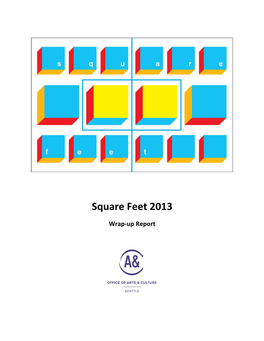 Square Feet 2013