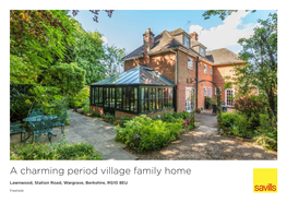 A Charming Period Village Family Home