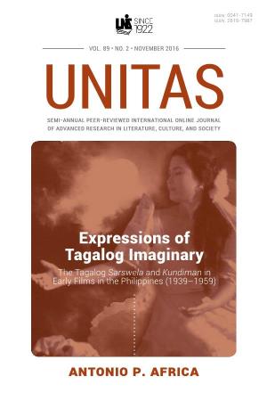 Expressions of Tagalog Imaginary the Tagalog Sarswela and Kundiman in Early Films in the Philippines (1939–1959)