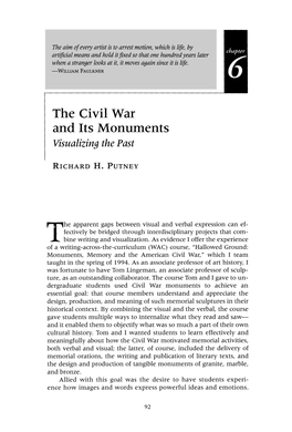 The Civil War and Its Monuments Visualizing the Past